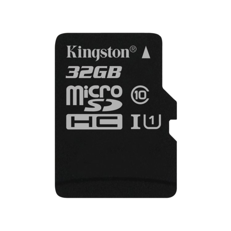 Kingston Micro SDHC 32GB, Class 10   - 45 MB/s (SDC10G2/32GBSP)