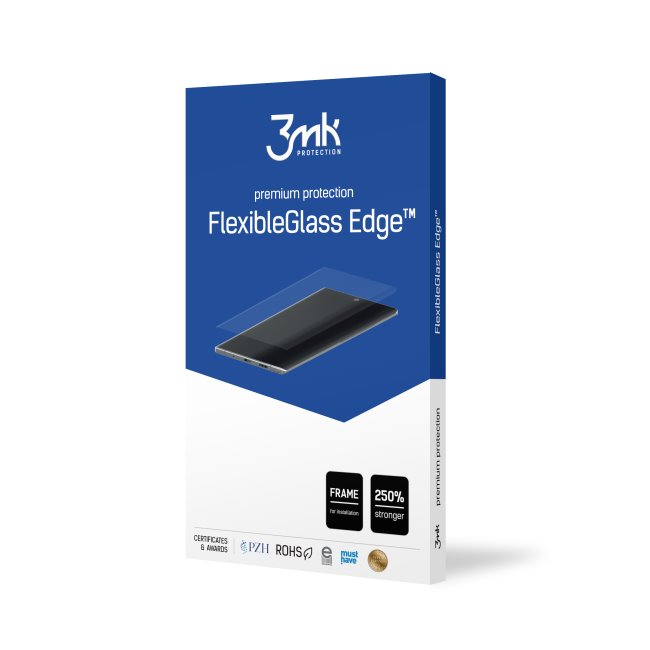 Hibrid védőüveg 3mk FlexibleGlass Edge  Samsung Galaxy Note 10, fekete