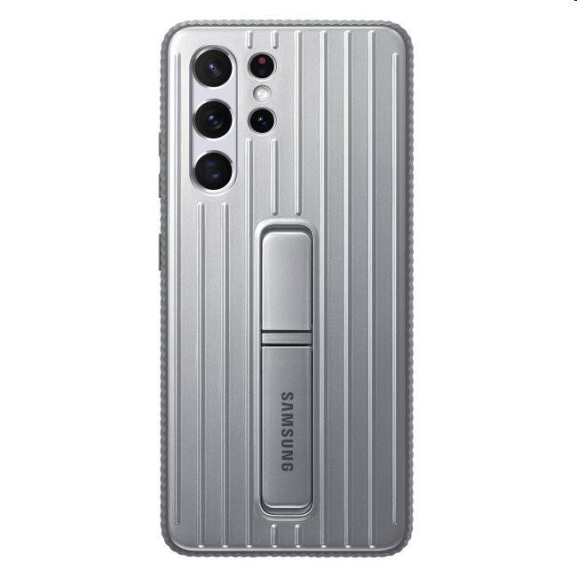 Tok Protective Standing Cover  Samsung Galaxy S21 Ultra - G998B, light gray (EF-RG998C)