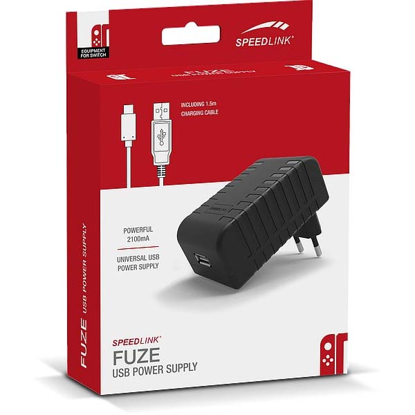 Töltő Speedlink Fuze USB Power Supply for Nintendo Switch