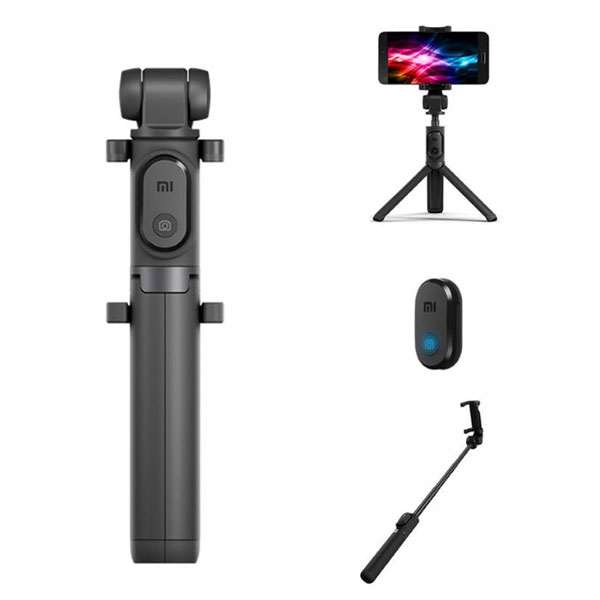 Xiaomi Mi Selfie Stick Tripod - Bluetooth selfiebot, Fekete