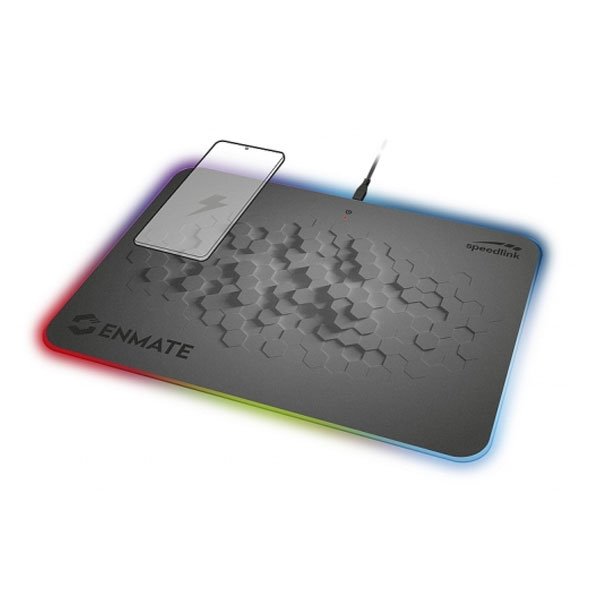 Gamer egérpad Speedlink Enmate RGB Charging Mousepad