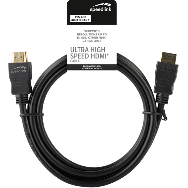 Speedlink Ultra High Speed HDMI Cable kábel PS5/PS4/Xbox Series X, One számára 1,5 m