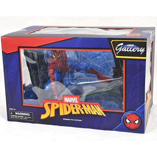 Figura Spider Man Comic Webbing Diorama (Marvel)