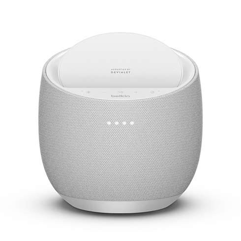Belkin Soundform Elite Hi-Fi Smart hangszóró + Wireless Charger - White
