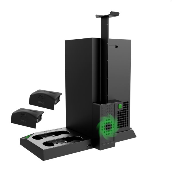 iPega XBX013 Dokolló állomás Xbox Series X számára, Vezeték nélküli kontroller és fejbeszélő