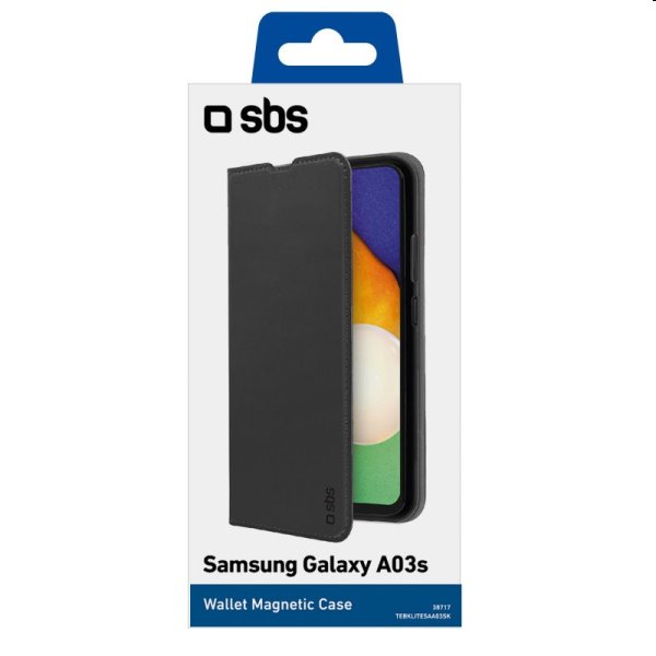 Tok SBS Book Wallet Lite  Samsung Galaxy A03s, fekete
