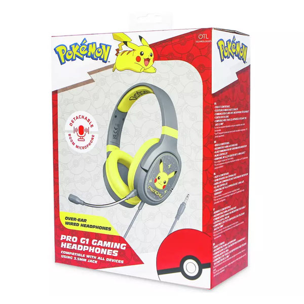 Gyerek Játékos fülhallgató OTL Technologies Pokémon Pikachu PRO G1