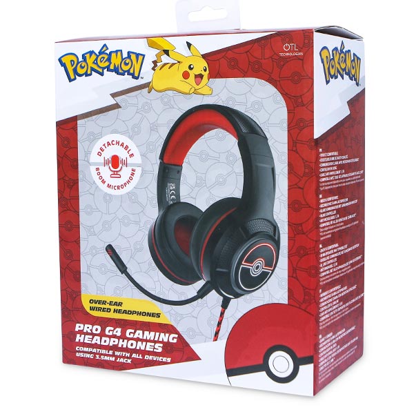 Gyerek Játékos fülhallgató OTL Technologies Pokémon Poké ball PRO G4