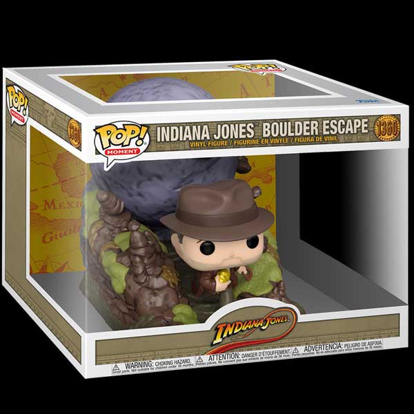 POP! Moment: Indiana Jones Boulder Scene (Az elveszett frigyláda fosztogatói) figura