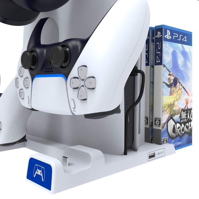 iPega dokkolóállomás PlayStation 5 Slim, Dualsense és Pulse 3D számára