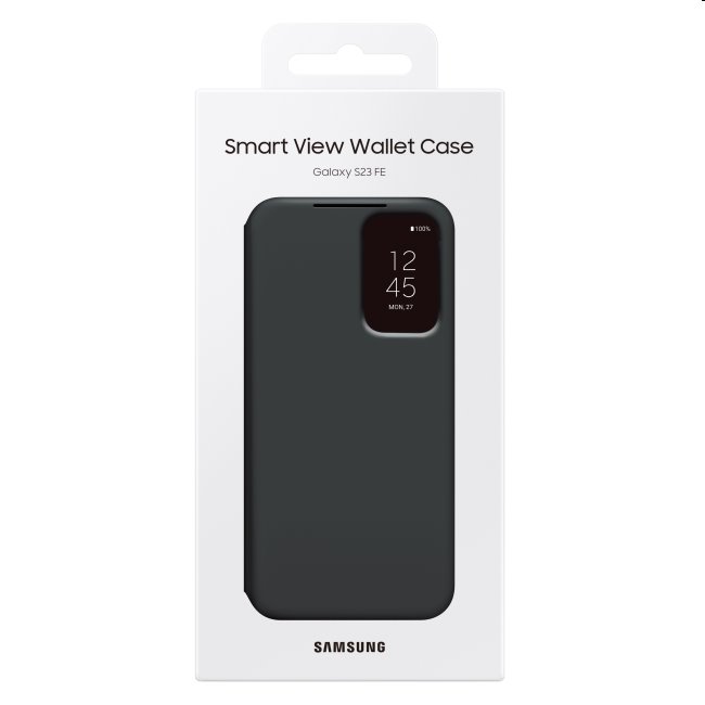 Smart View Wallet tok Samsung Galaxy S23 FE számára, fekete