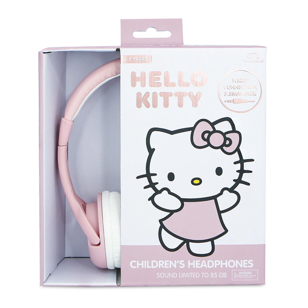 Vezetékes gyerekfülhallgató OTL Technologies Hello Kitty Soft rózsaszín & Rose arany