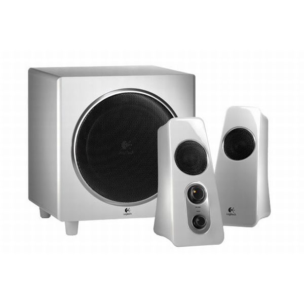 AKCIÓ - Logitech Speaker System Z523, light + Logitech ClearChat Style