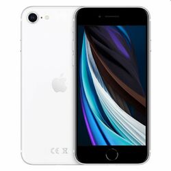 Apple iPhone SE (2020), 64GB, biela, Trieda A - použité, záruka 12 mesiacov