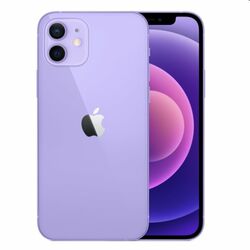 Apple iPhone 12, 64GB, fialová, Trieda B - použité, záruka 12, mesiacov