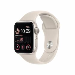 Apple Watch SE 2 GPS 40mm Starlight Aluminium Case, A osztály - használt, 12 hónap garancia