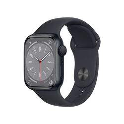 Apple Watch Series 8 GPS 45mm Graphite Stainless Steel Case with Graphite Milanese Loop, B osztály - használt, 12 hónap garancia