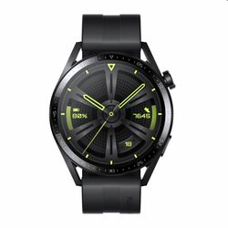 Huawei Watch GT3 46mm, fekete, C osztály – használt, 12 hónap garancia