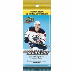2022/23 Upper Deck Series 1 Hockey Retail Fatpack Kártyacsomag