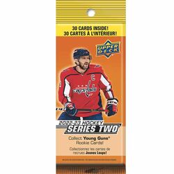 2022/23 Upper Deck Series 2 Hockey Retail Fatpack Kártyacsomag