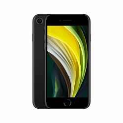 Apple iPhone SE (2020), 64GB, čierna, Trieda A - použité, záruka 12 mesiacov
