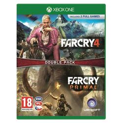Far Cry 4 + Far Cry: Primal CZ (Double Pack) [XBOX ONE] - BAZÁR (Használt termék)