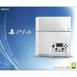 Sony PlayStation 4 500GB, glacier white - BAZÁR (használt termék , 12 hónap garancia)