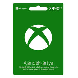 Xbox ajándékkártya 2 990 Ft