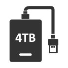 HDD 3-4TB