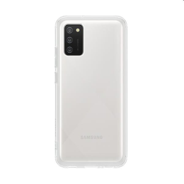 Clear Cover tok Samsung Galaxy A02s számára, átlátszó