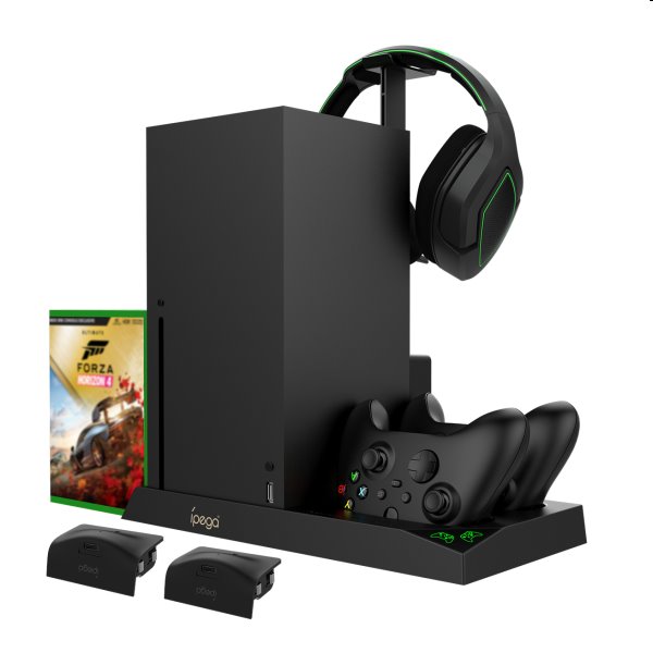 Dokovacia stanica iPega XBX013 pre Xbox Series X, bezdrôtová controller a slúchadlá