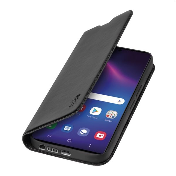 SBS Book Wallet Lite tok Samsung Galaxy S24 számára 5G, fekete