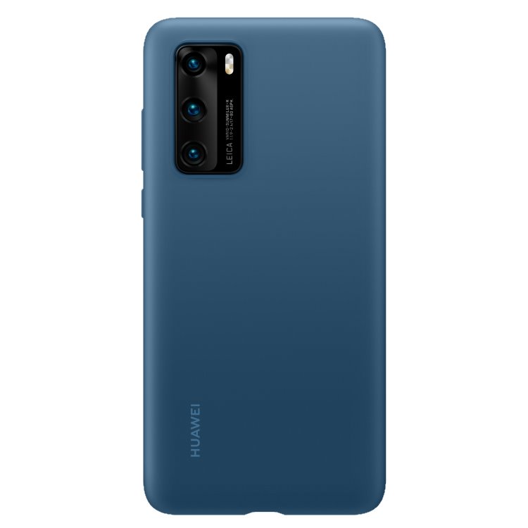 Eredeti tok Silicone Case for Huawei P40, blue