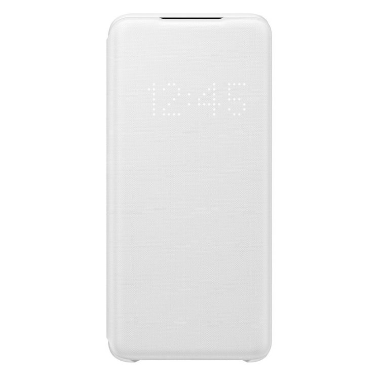 LED View Cover tok Samsung Galaxy S20 számára, fehér