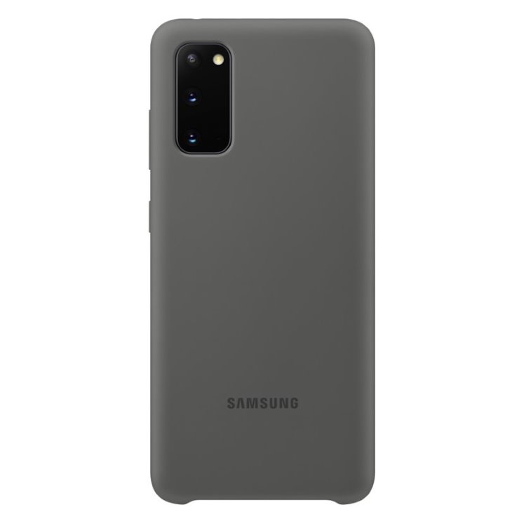 Tok Samsung Silicone Cover EF-PG980TJE Samsung Galaxy S20 - G980F, Gray