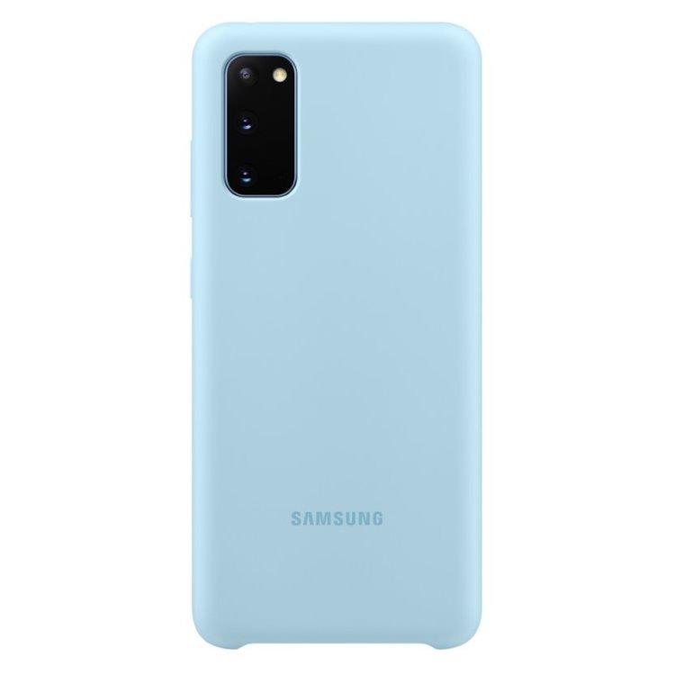Tok Samsung Silicone Cover EF-PG980TLE Samsung Galaxy S20 - G980F, Sky Blue