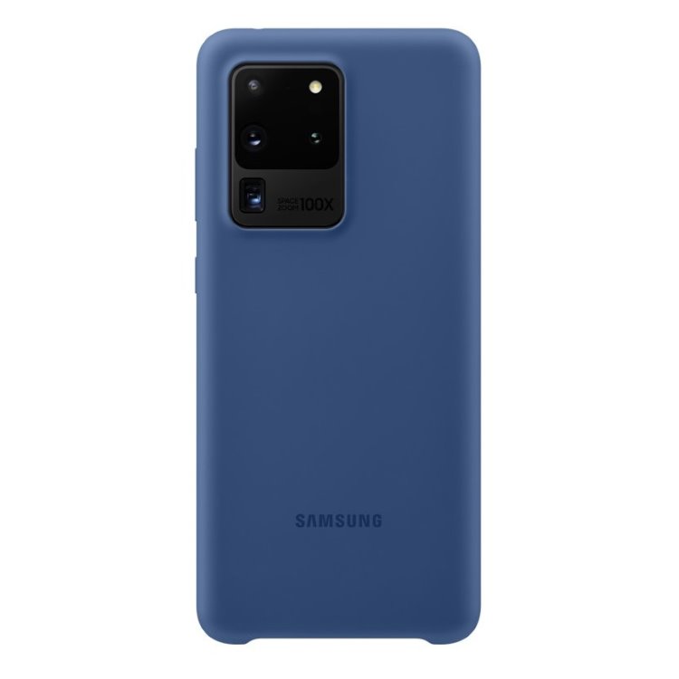 Tok Samsung Silicone Cover EF-PG988TNE Samsung Galaxy S20 Ultra - G988F, Navy