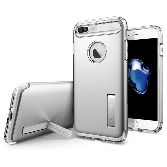 Tok Spigen Slim Armor  Apple iPhone 7 Plus iPhone 8 Plus, Satin Silver