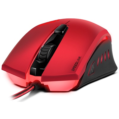 Gamer egér Speedlink Ledos Gaming Mouse, red