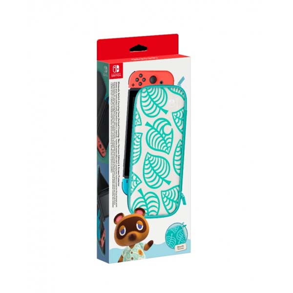 Védőtok és fólia Nintendo Switch konzolhoz (Animal Crossing Edition)
