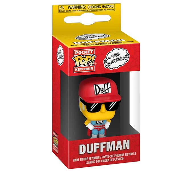 POP! Kulcstartó Duffman (The Simpsons)