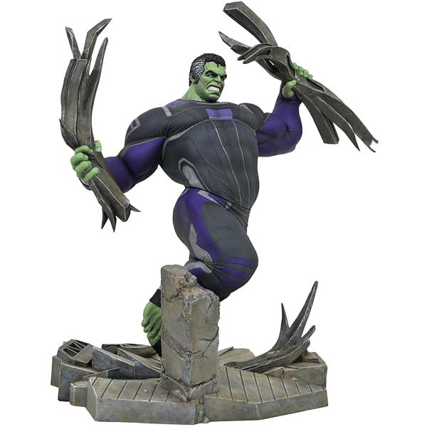 Figura Avengers: Endgame Hulk Deluxe Gallery Diorama