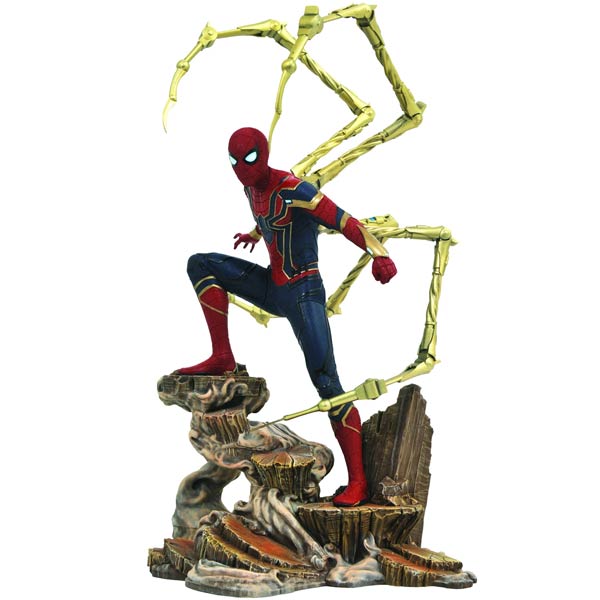 Figura Marvel Gallery Avengers Infinity War Iron Spider Man Diorama