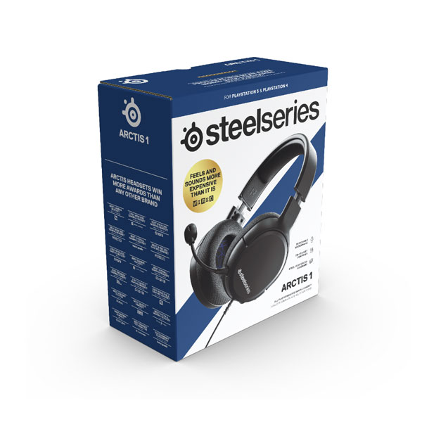 Játékos fülhallgató Steelseries Arctis 1 pre PS5, PS4