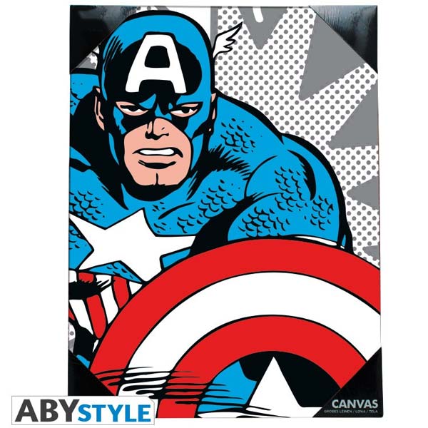 Vászonkép Captain America Pop Art (Marvel)
