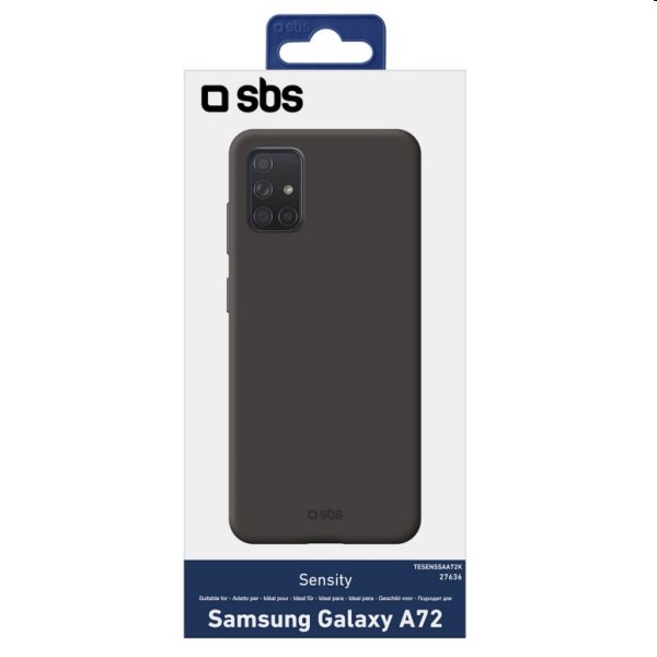 Tok SBS Sensity for Samsung Galaxy A72 - A725F, fekete