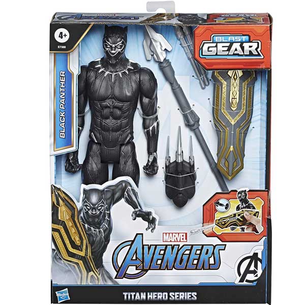 Figura Titan Hero Blast Gear Black Panther (Marvel: Avengers)