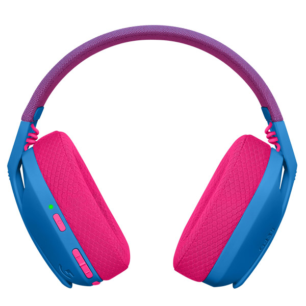 Gamer fejhallgató Logitech G435 Lightspeed Wireless Bluetooth Gaming Headset, kék