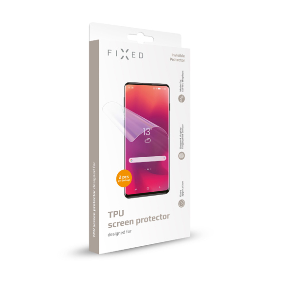 FIXED TPU Invisible Protector Fólia for Samsung Galaxy S21, 2 db